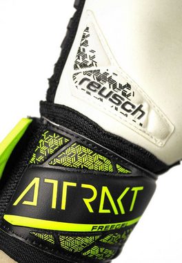 Reusch Torwarthandschuhe Attrakt Freegel Gold Junior mit Finger Support Evolution Negative Cut