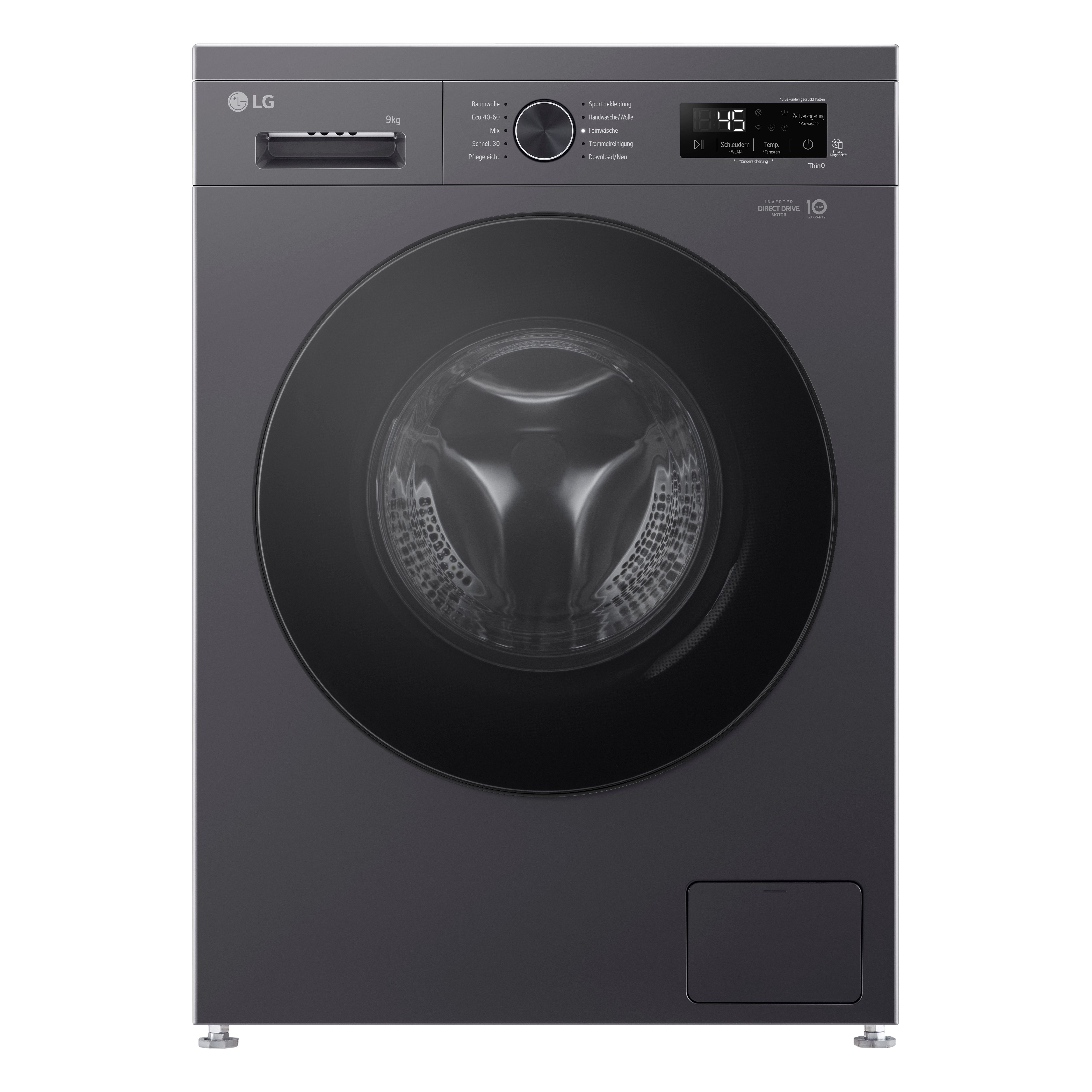 LG Waschmaschine unterbaufähig F4WB309YB, 9 kg, 1400 U/min