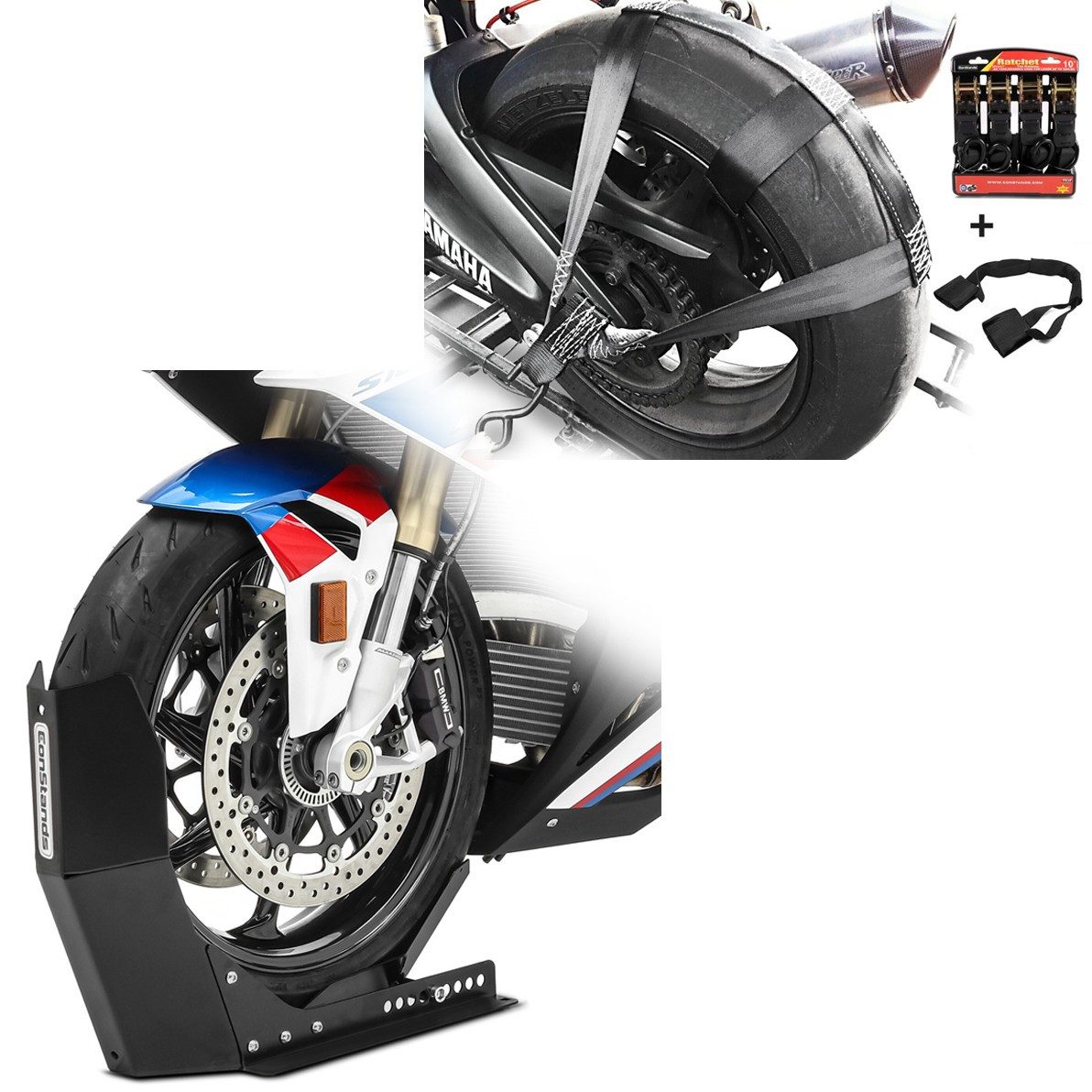 ConStands Motorradheber Set Lenker + Transportständer S2