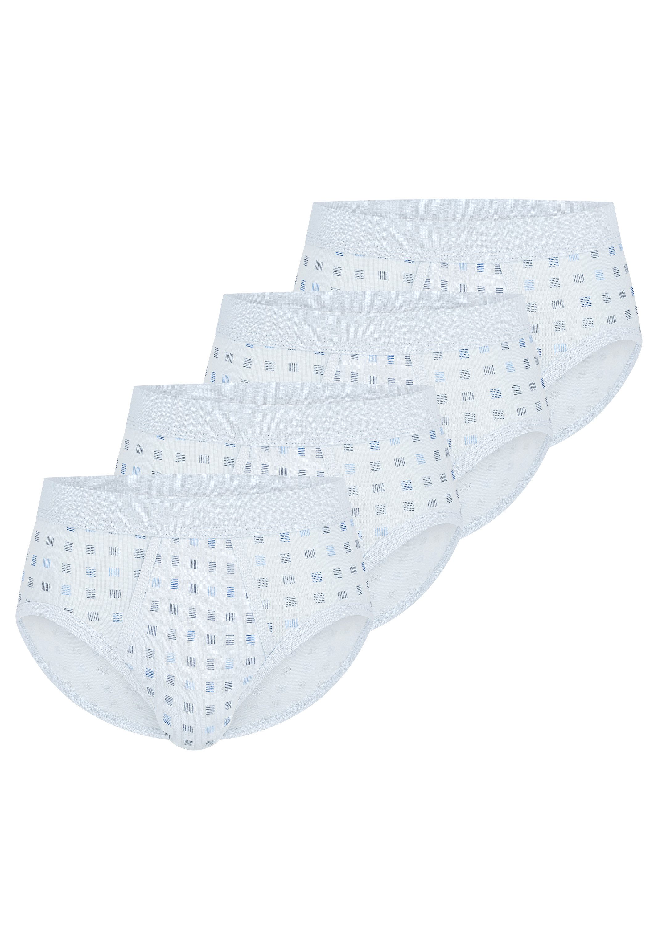 Slip 4er Pack Cotton Essentials Feinripp