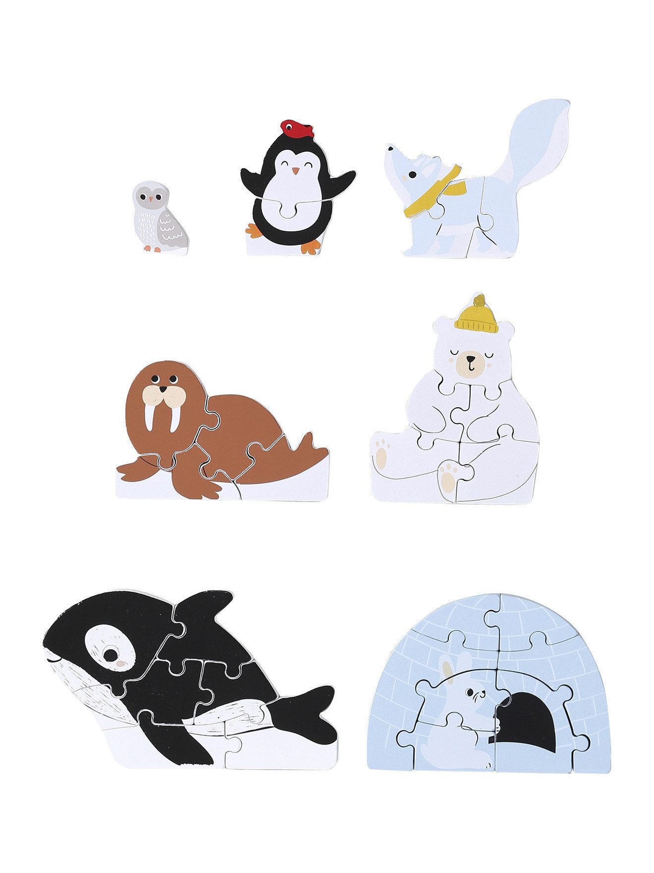 vertbaudet Puzzle 1021983001, Puzzleteile, Set, Mehrteilig, Holz FSC®