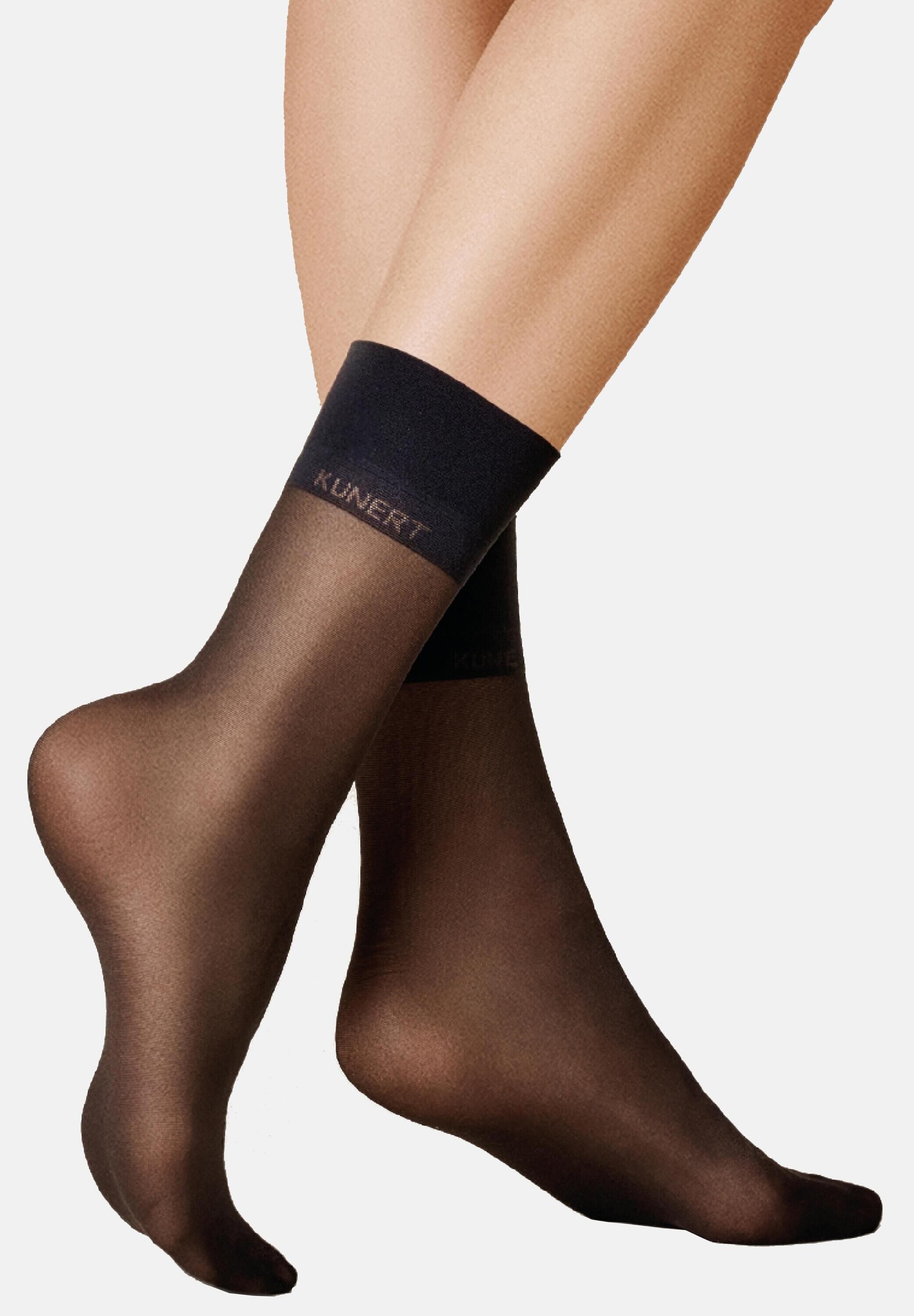 KUNERT Basicsocken Satin Look 20 (1-Paar) Söckchen luxuriös glänzend – Bild 2 von 2