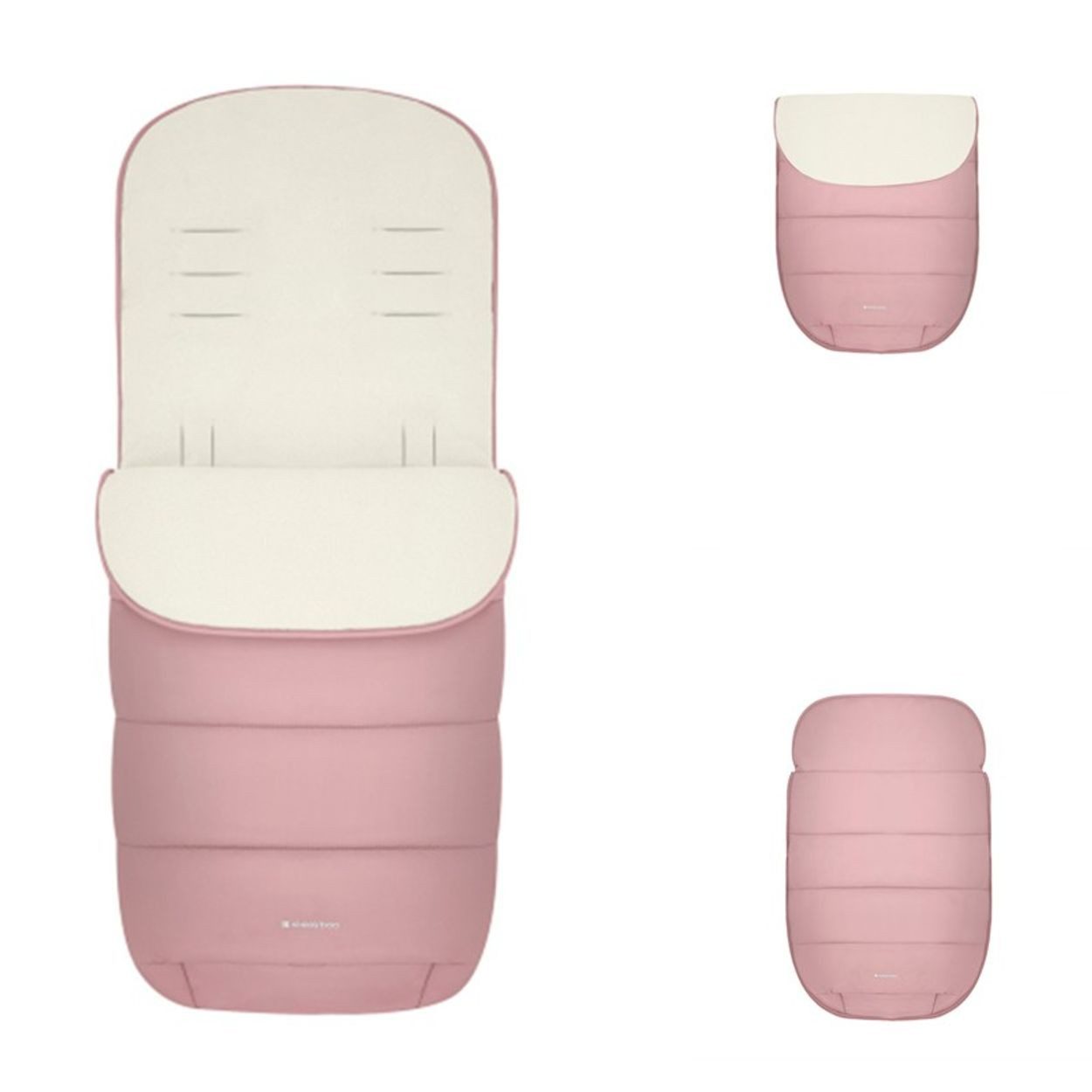 Kikkaboo Fußsack Classic (1-tlg), Fleece, wasserabweisend, 3- und 5-Punkt-Gurt, Reißverschluss