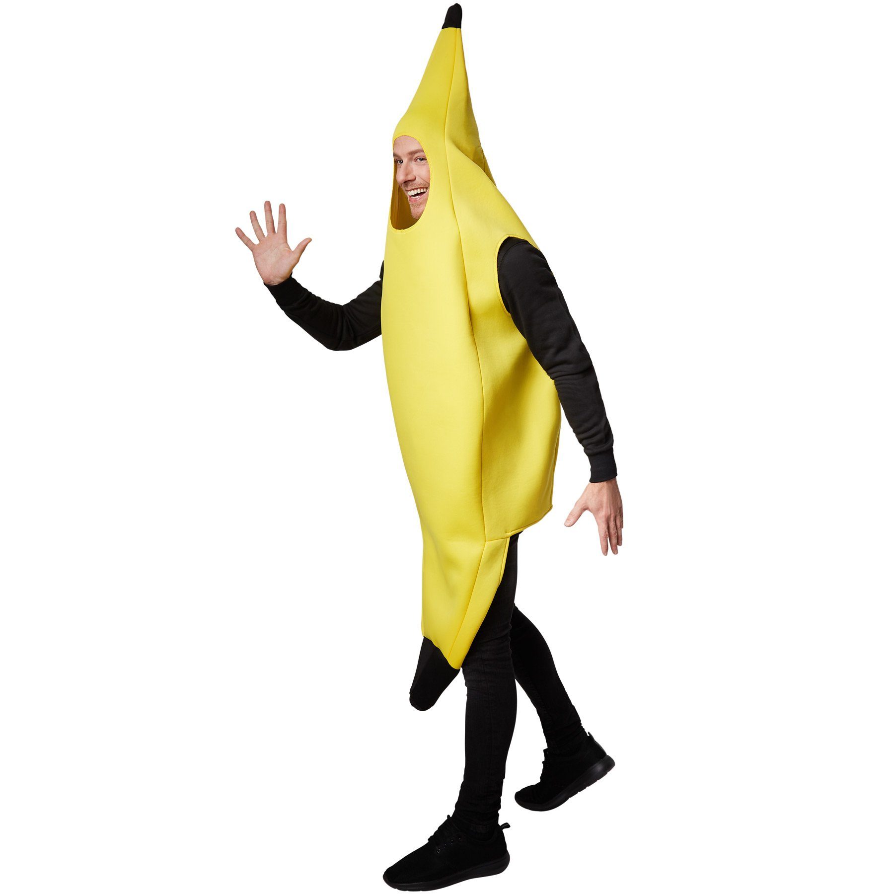 dressforfun Lebensmittel-Kostüm Kostüm Banane, Super lustiges, ärmelloses, längeres Oberteil