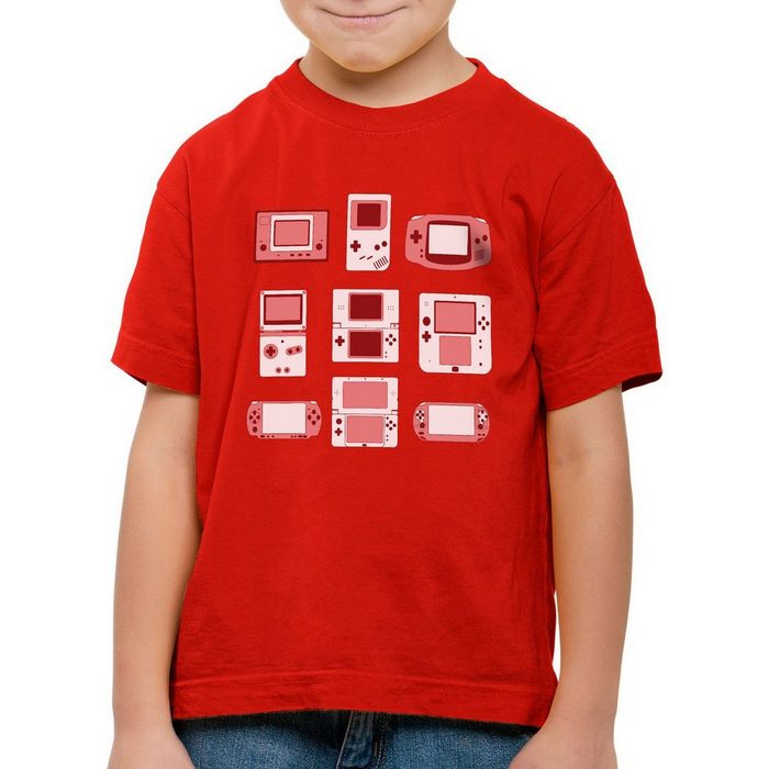 style3 Print-Shirt Kinder T-Shirt Handheld Konsole controller videospiel spielekonsole