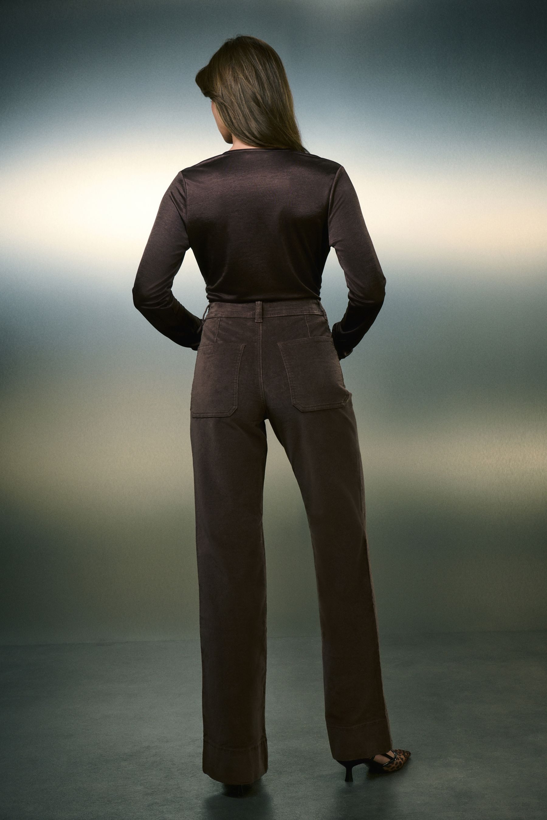 Next Weite Jeans Cord-Jeans mit weitem Bein, Kurzgröße (1-tlg) günstig online kaufen