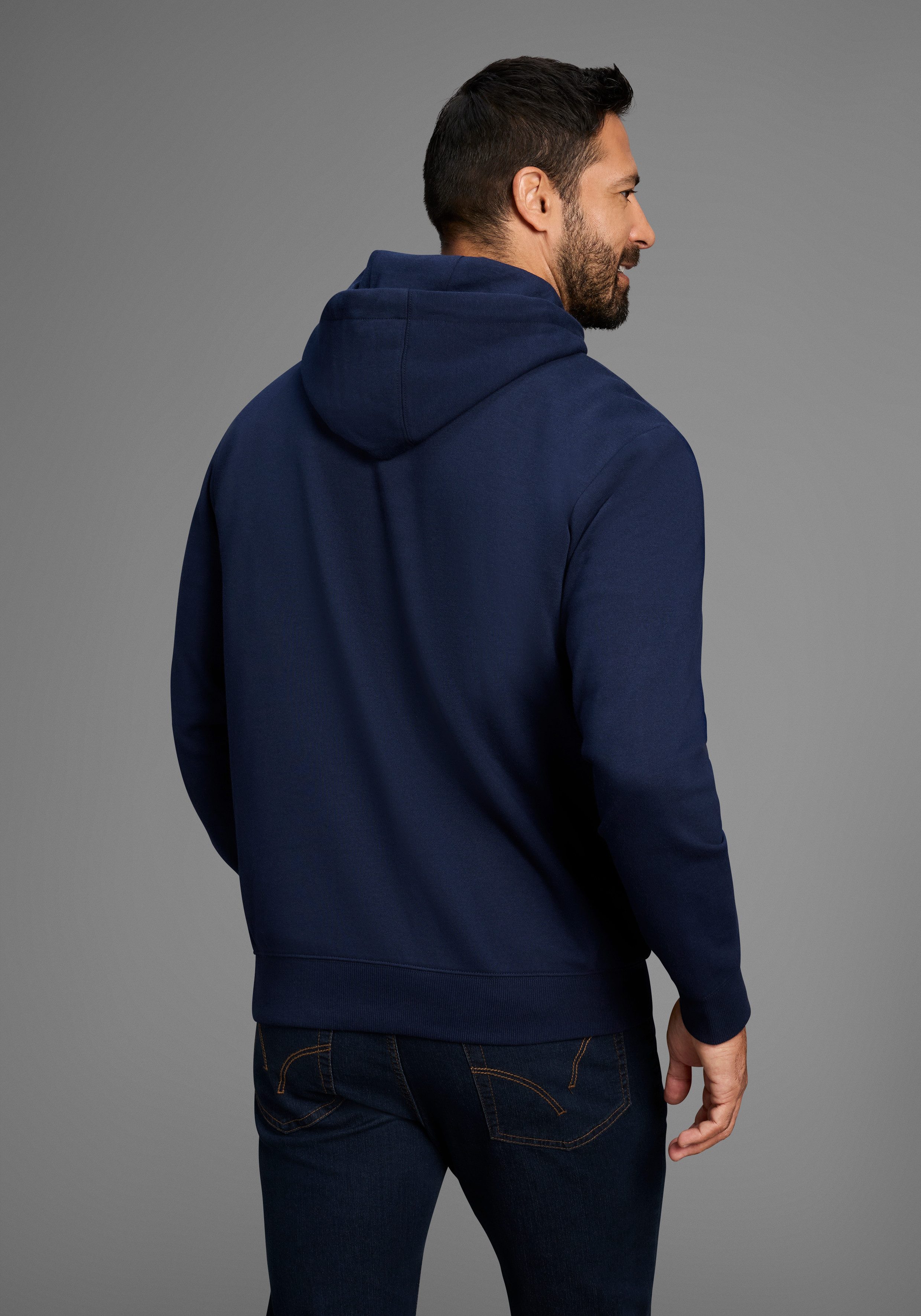 Man's World Kapuzensweatshirt mit Kämguruhtasche günstig online kaufen