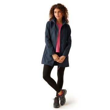 Regatta Softshelljacke Carisbrooke Softshelljacke Damen Wasserabweisend länger geschnitten