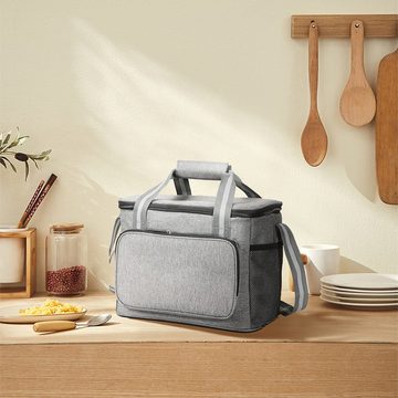 zggzerg Picknickkorb 15L Picknicktasche Lunchtasche, Thermotasche für Lebensmitteltransport