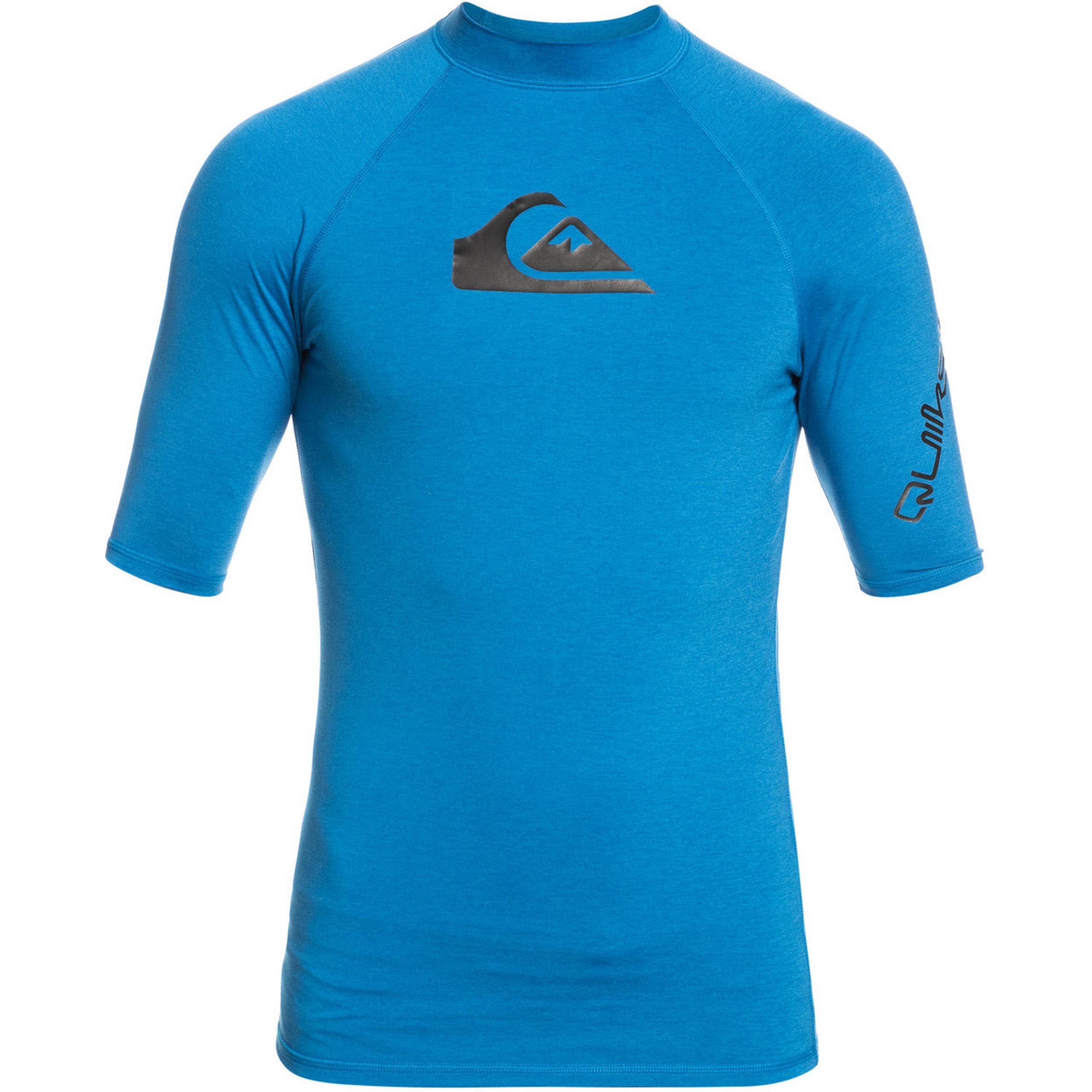 T-Shirt heather Quiksilver ALL blue snorkel TIME