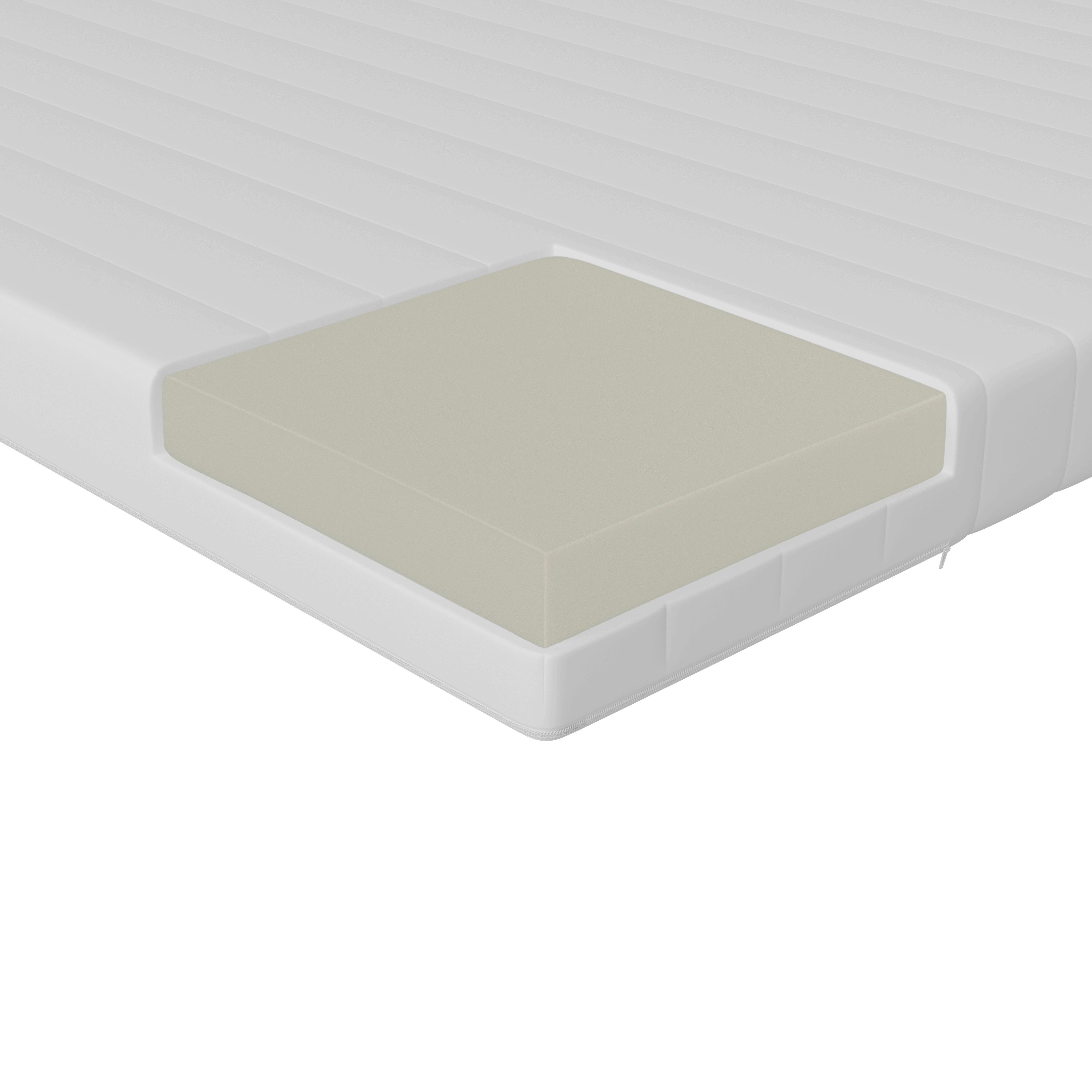 Komfortschaummatratze Mittelfest (H3), ergonomische Matratze, Höhe 10cm Allergikerfreundlich, Schlaftroll, 140x200 cm, 90x200 cm, 180x200 cm und weiteren größen