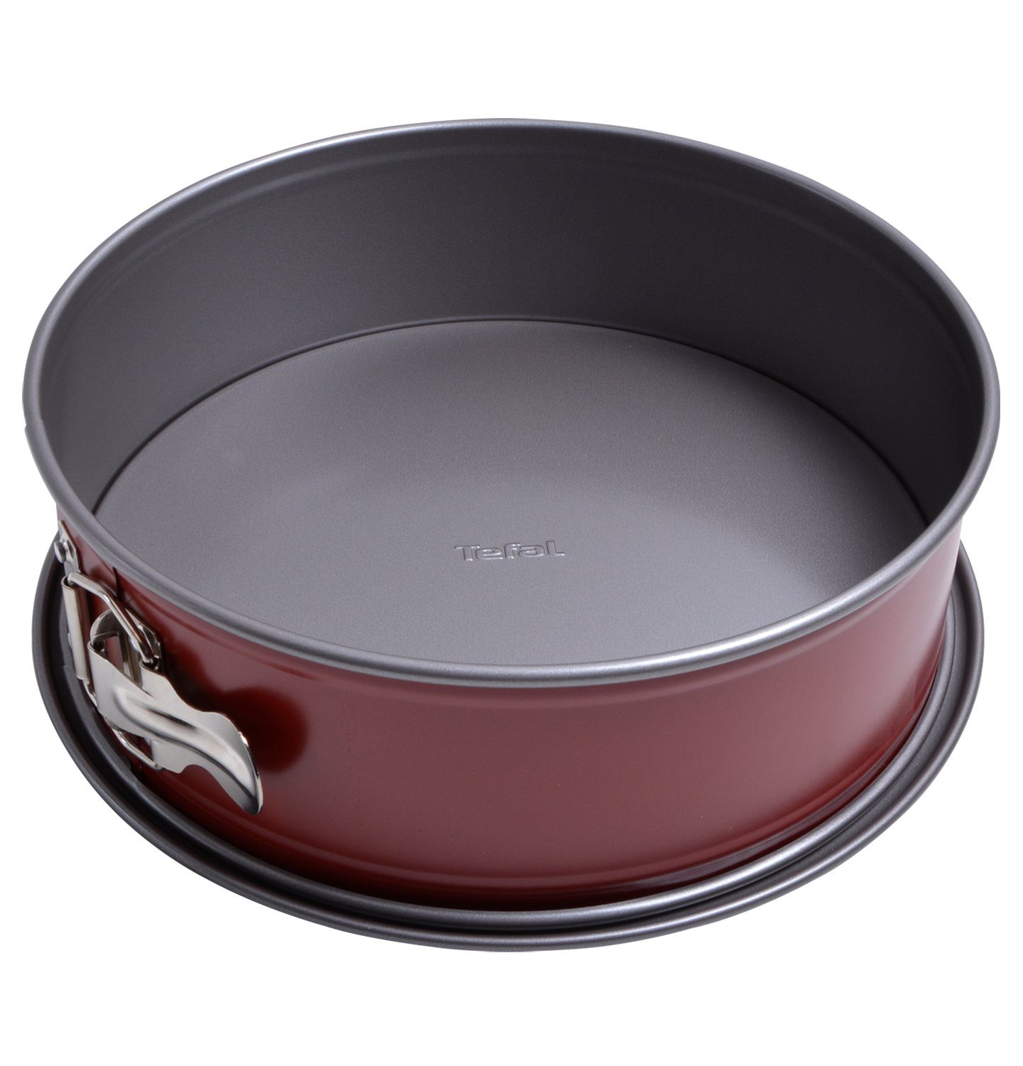Tefal Backform Springform 1641214, 23cmØ karbonrot mit Scharnier für Backofen