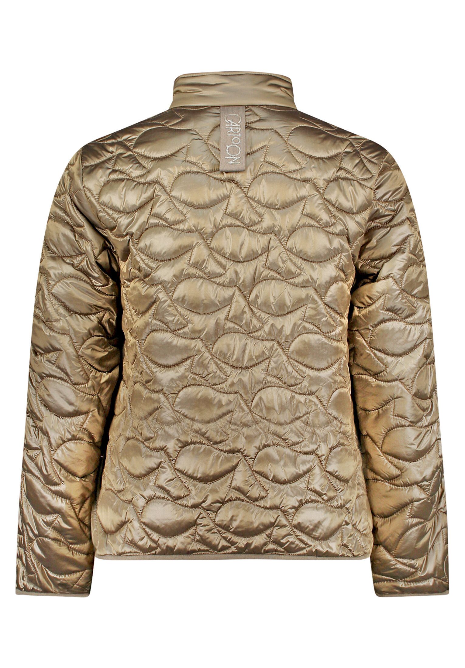 Cartoon Steppjacke Damen mit Eingrifftaschen