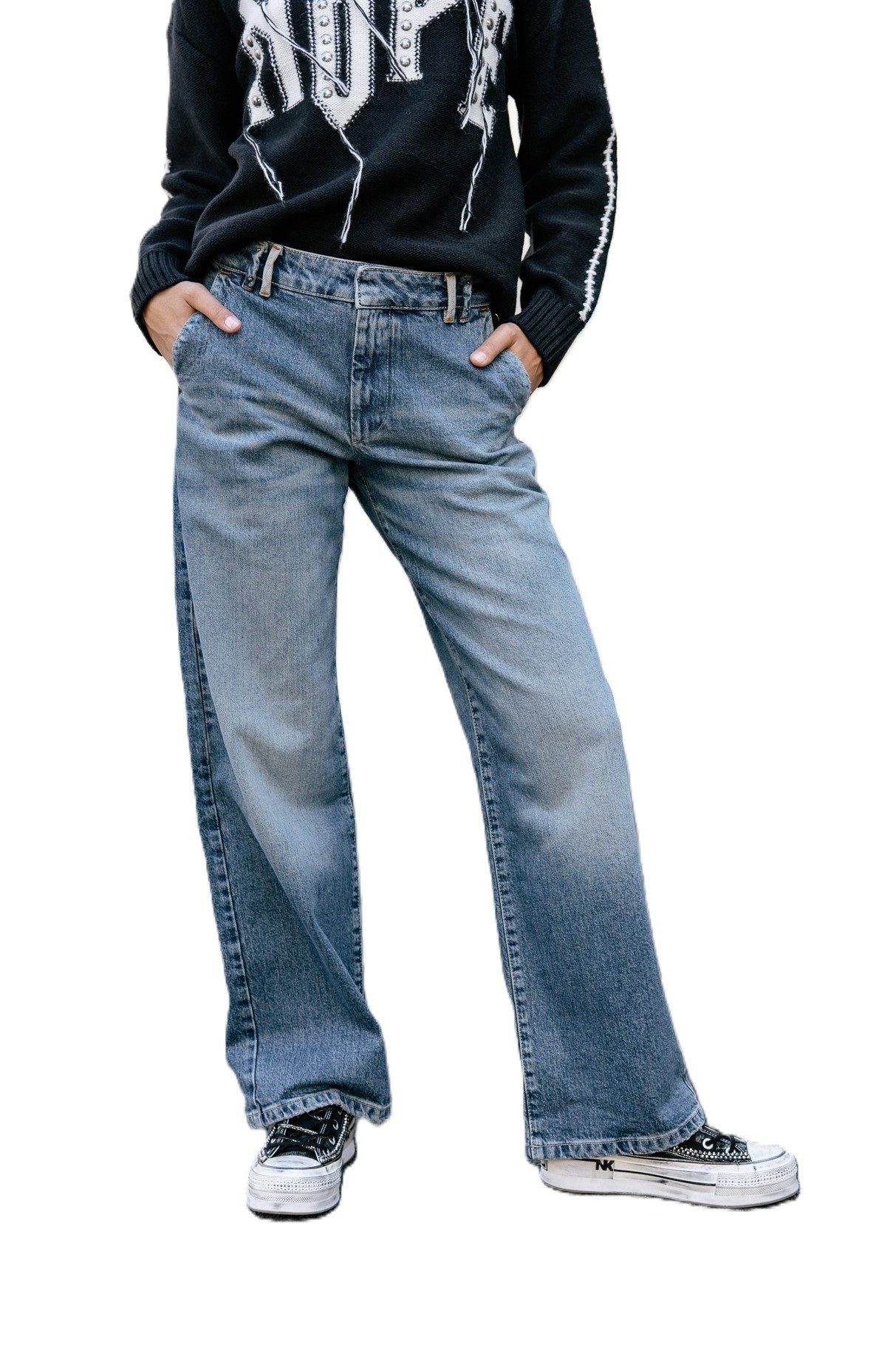 Freeman T. Porter Relax-fit-Jeans Nickie SDM - Weite Hose - Relaxed Fit Jea günstig online kaufen