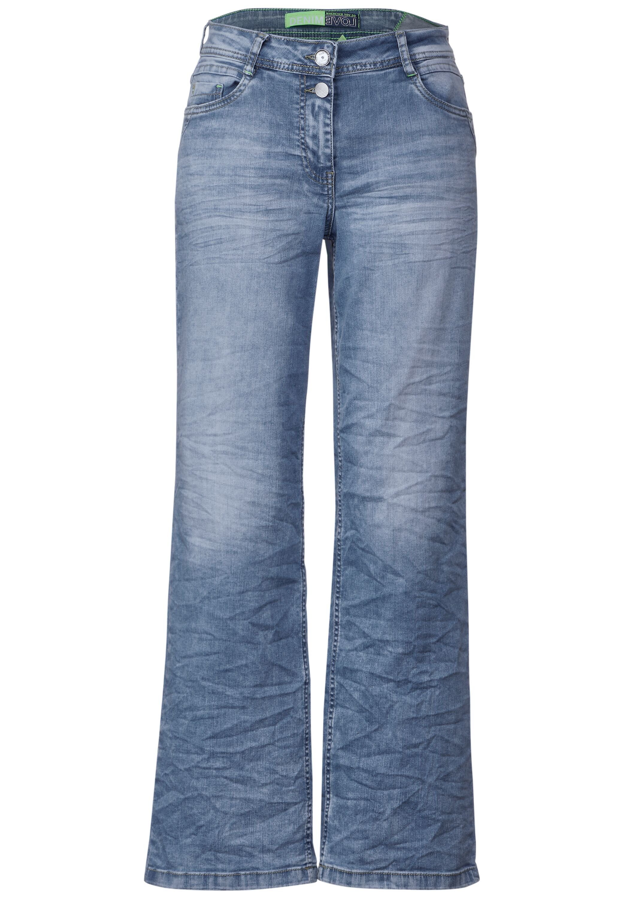 CECIL Gerade Jeans High Waist
