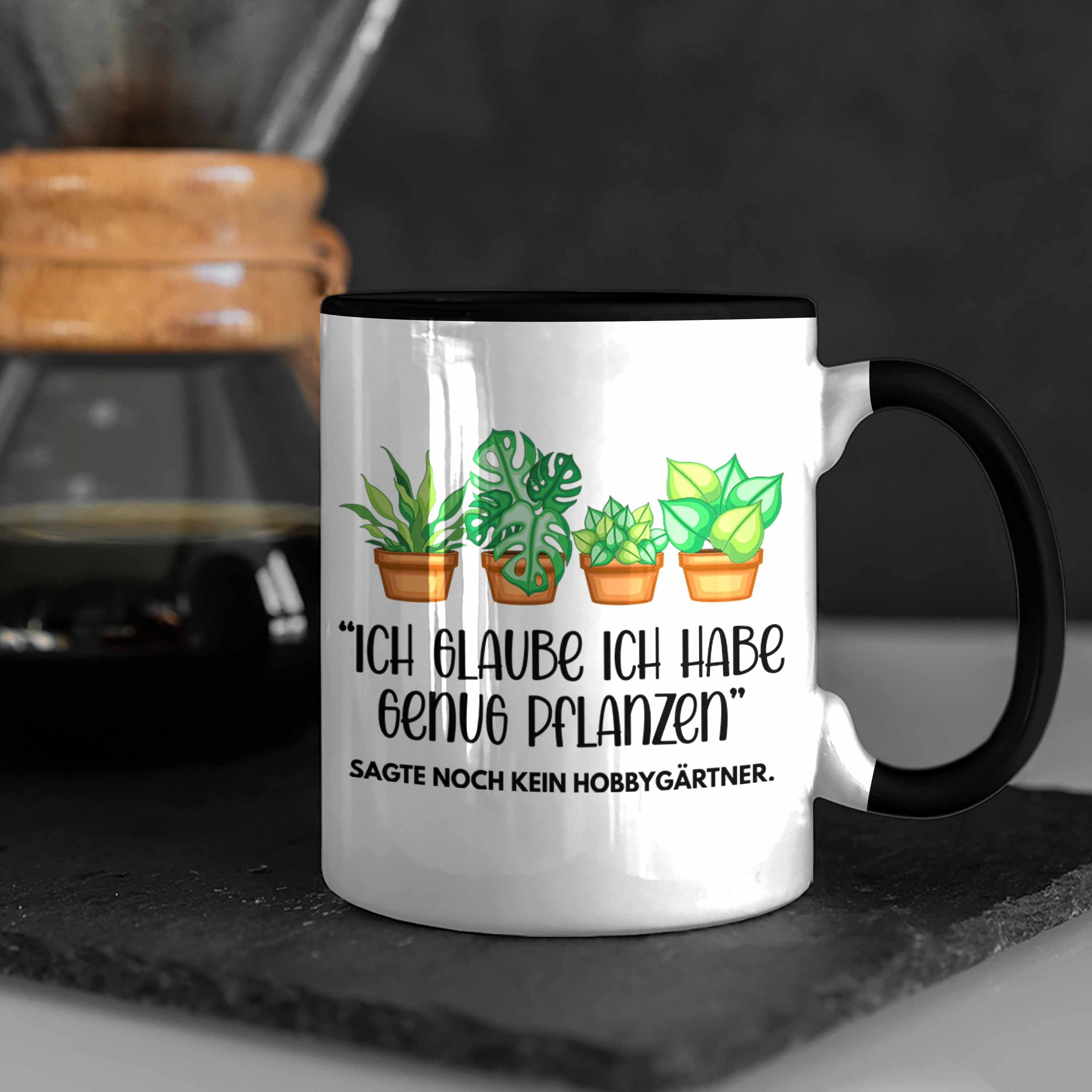 Ich Glaube Oma Trendation Habe - Kaffeetasse Hobbygärtner Gärtner Pflanzen Ich Tasse Trendation Genug Opa Schwarz Geschenk Geschenk Tasse