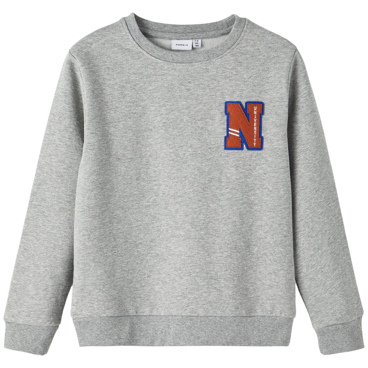 Name It Sweatshirt NKMREKIM LS SWEAT BRU mit Bio-Baumwolle