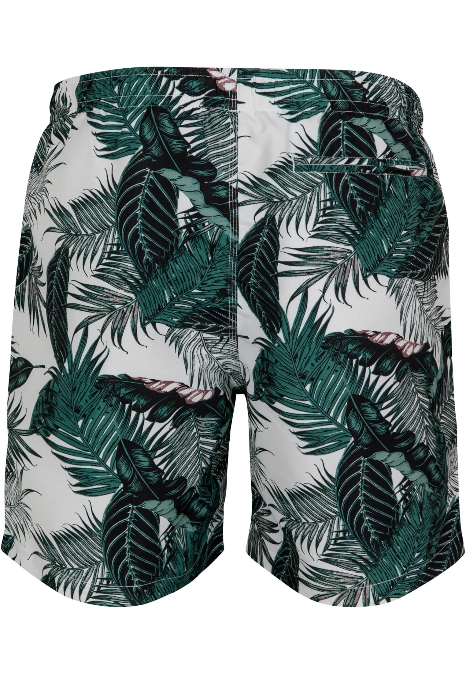 Swim Shorts Badeshorts leaves Pattern Herren CLASSICS URBAN palm