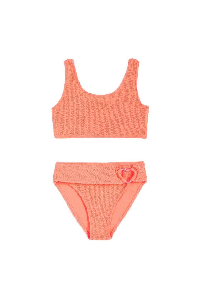 LIPSY Bustier-Bikini Lipsy Bikini mit U-Ausschnitt und Struktur (2-St)