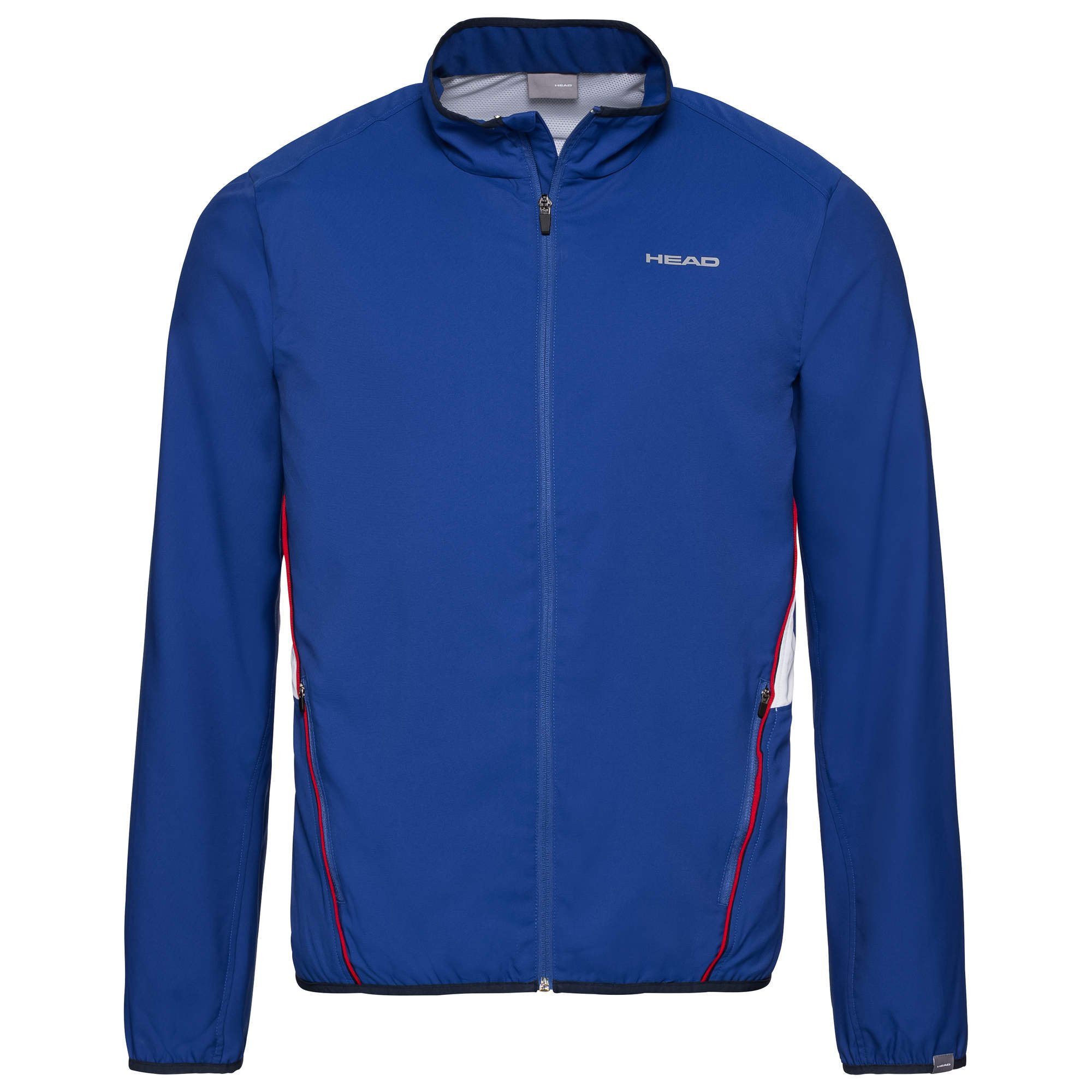 Tennisjacke Club royalblau Jungen