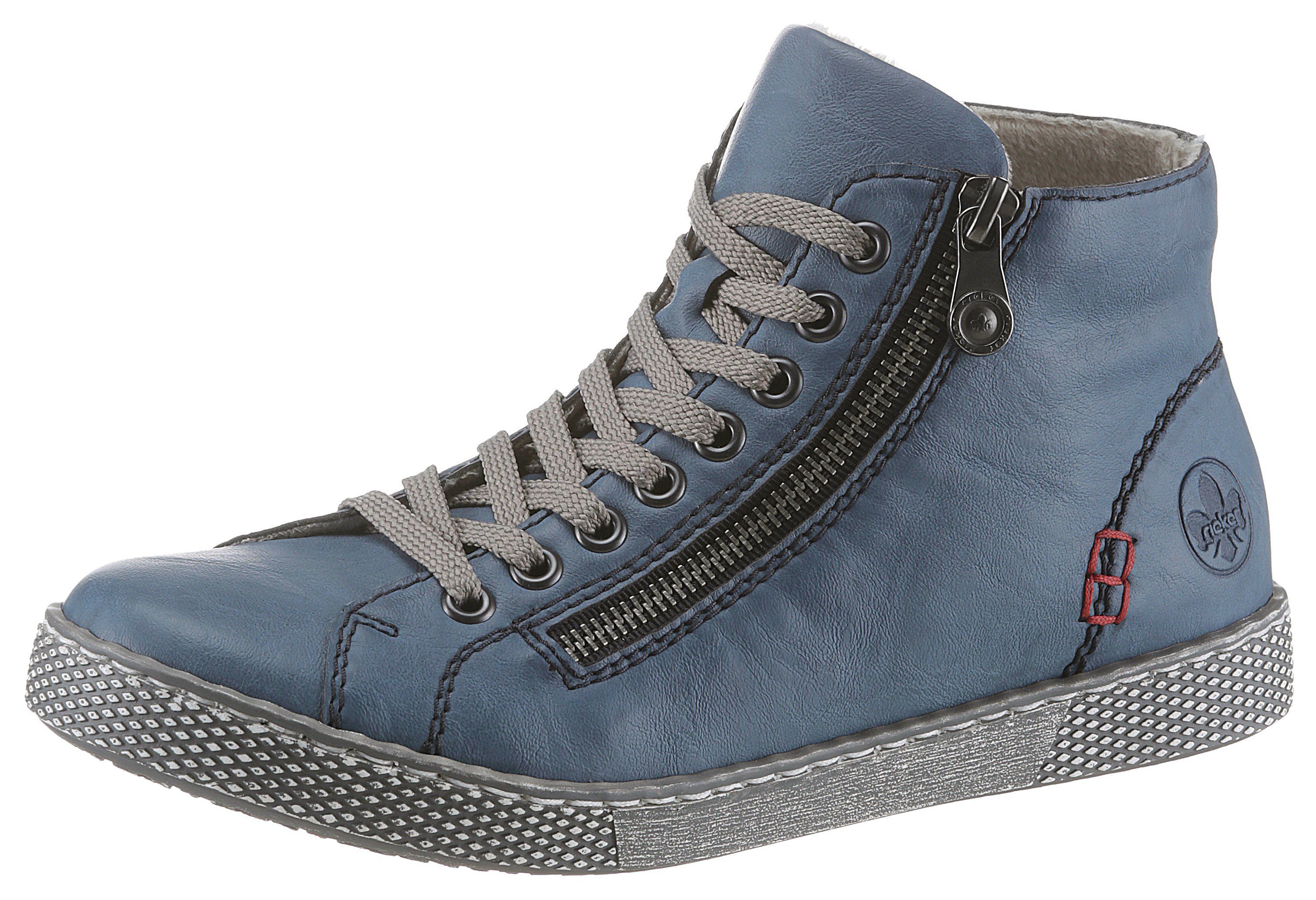 Rieker Schnürboots, Schnürstiefelette, Casual-Boots mit Reißverschluss auße günstig online kaufen