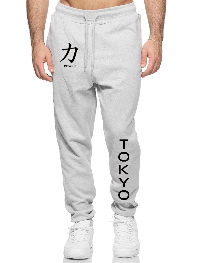 Banco Jogginghose Jogger Jogginghose Trainingshose TOKYO Sporthose Sport mit elastischem Bund Grau