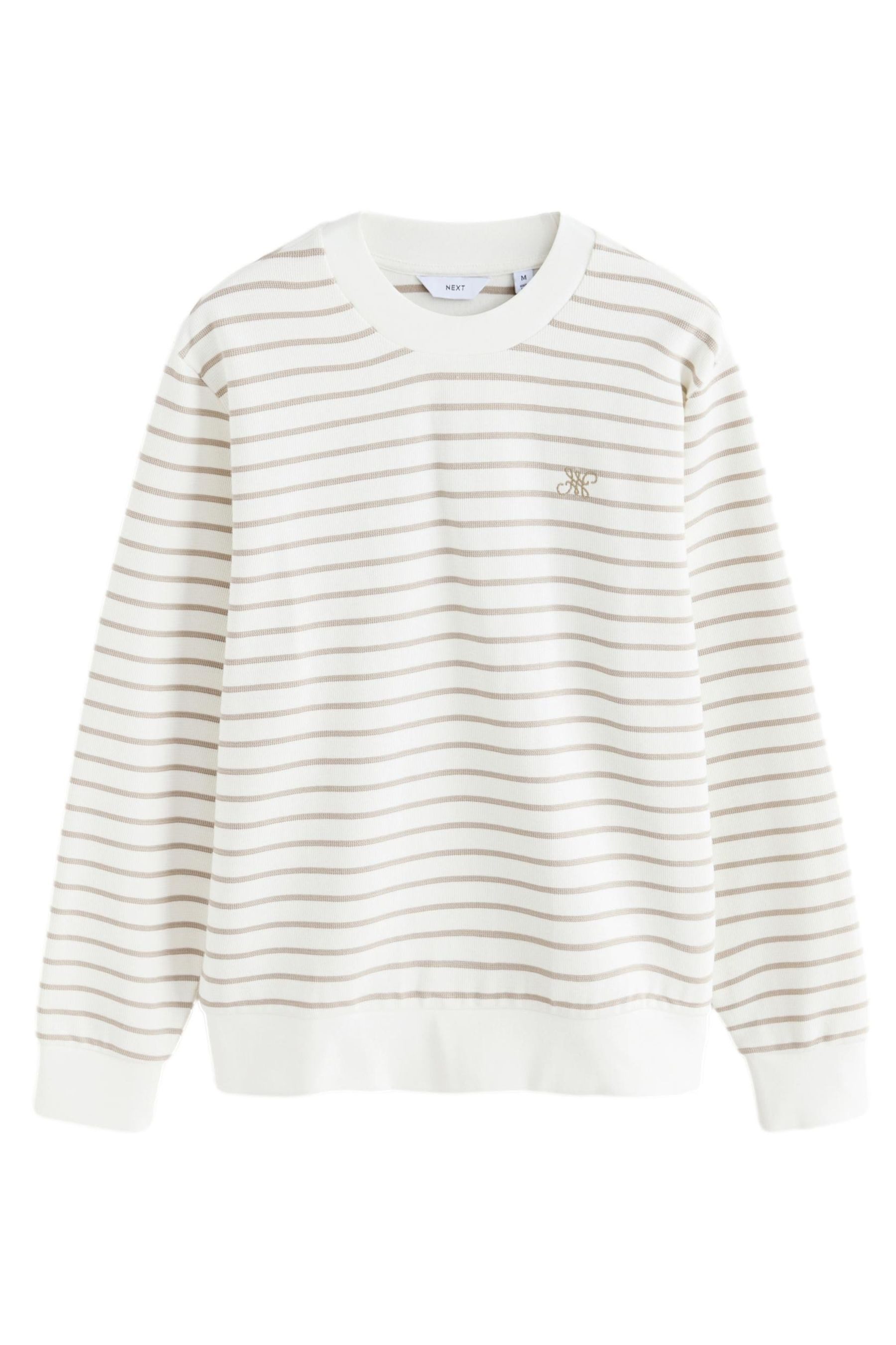 Next Sweater Gestreiftes Sweatshirt aus 100 % günstig online kaufen