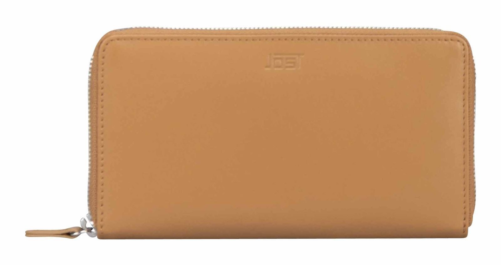 Jost Geldbörse Wallet, aus echtem Rindsleder mit RFID-Blocker Schutz