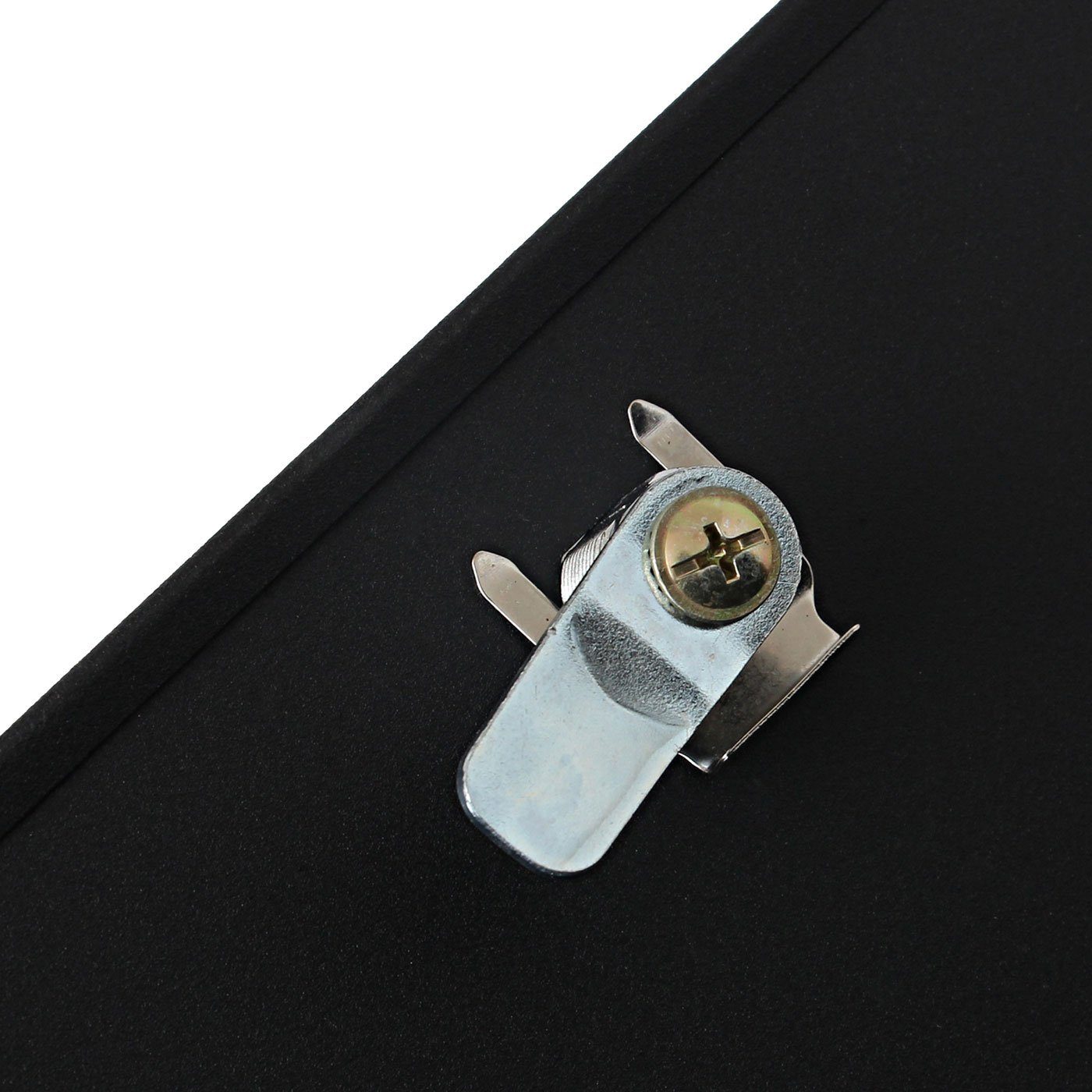 schwarz Wandbriefkasten und Inkl. MCW Montagematerial Schlüsseln MCW-B30, Zylinderschloss, 2