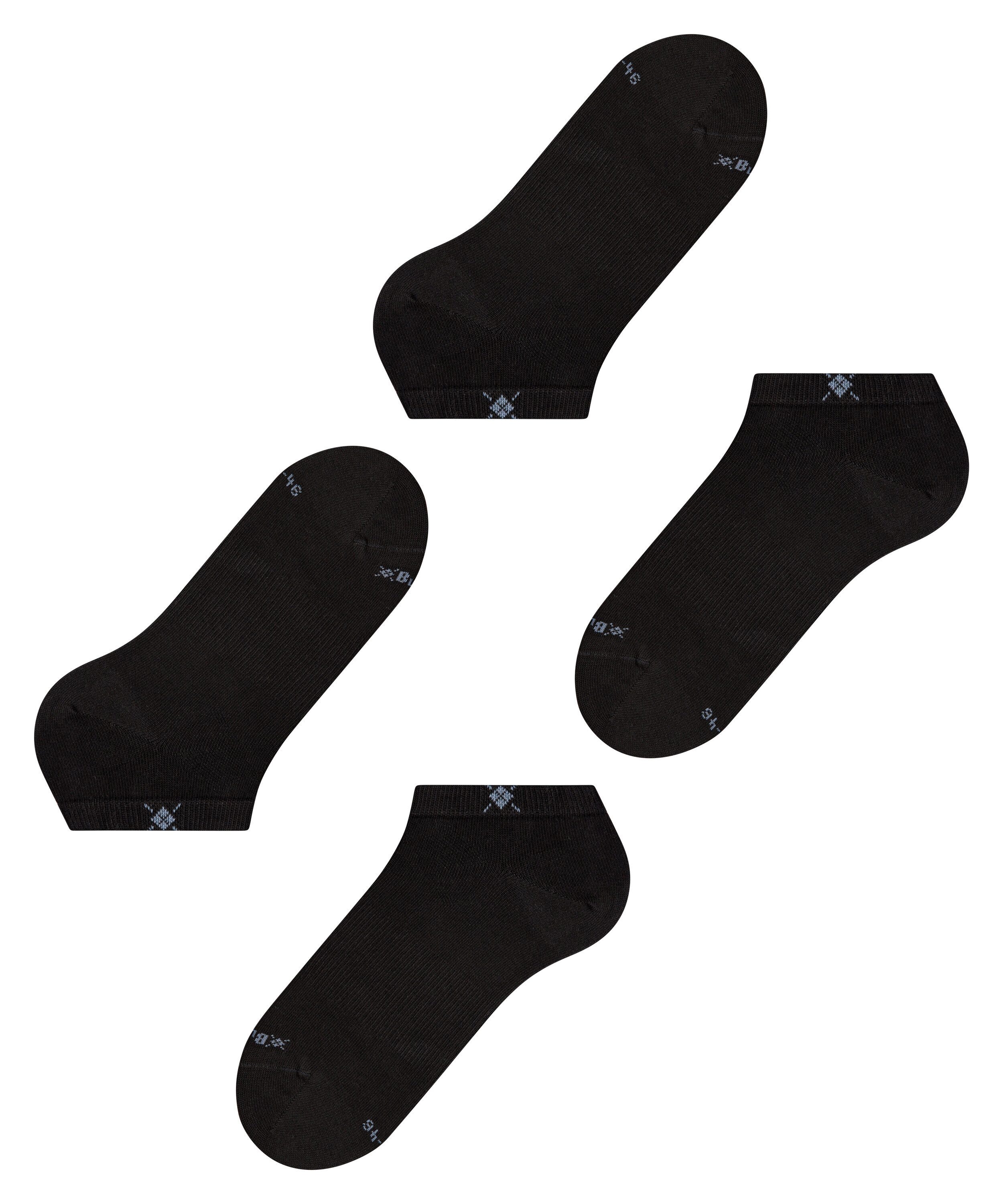 Burlington Sneakersocken Everyday 2-Pack Sneakersocken (2-Paar) aus weicher gekämmter Baumwolle