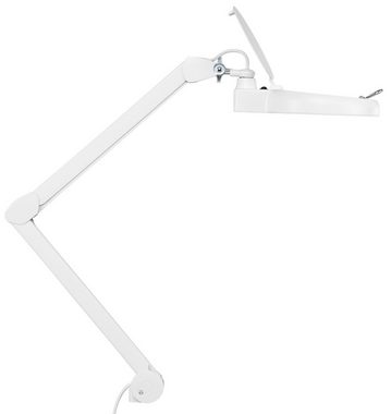 Showlite Lupenlampe LL-6085D LED Lupenleuchte, 2,25-fache Vergrößerung, LED fest integriert, Tageslichtweiß, Robuste Tischklemme