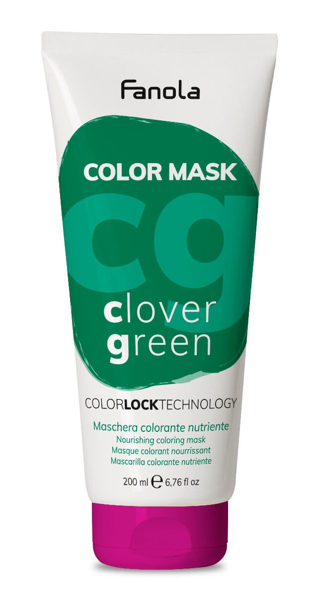 Fanola Haarfarbe Fanola Fanola Color Masker Clover Green 200ml Clover Green