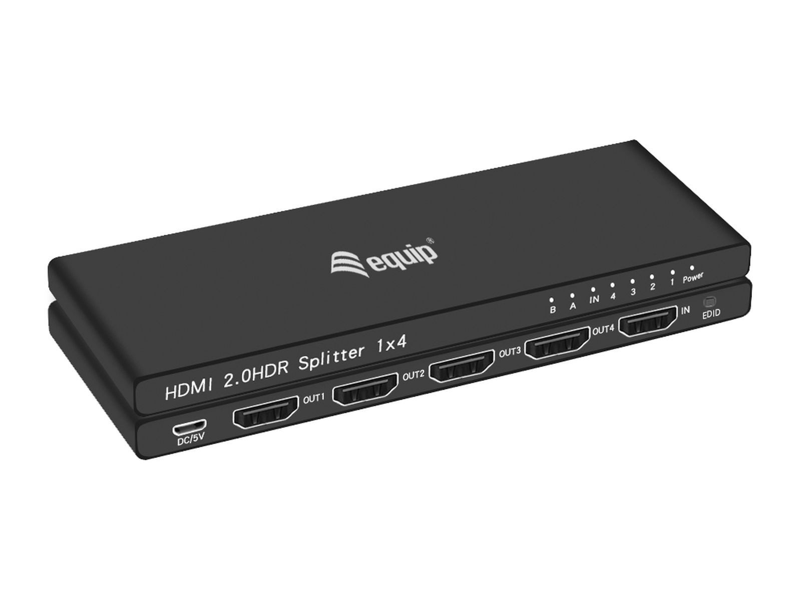 Equip 332717 Videosplitter HDMI 4x HDMI Netzwerk-Adapter