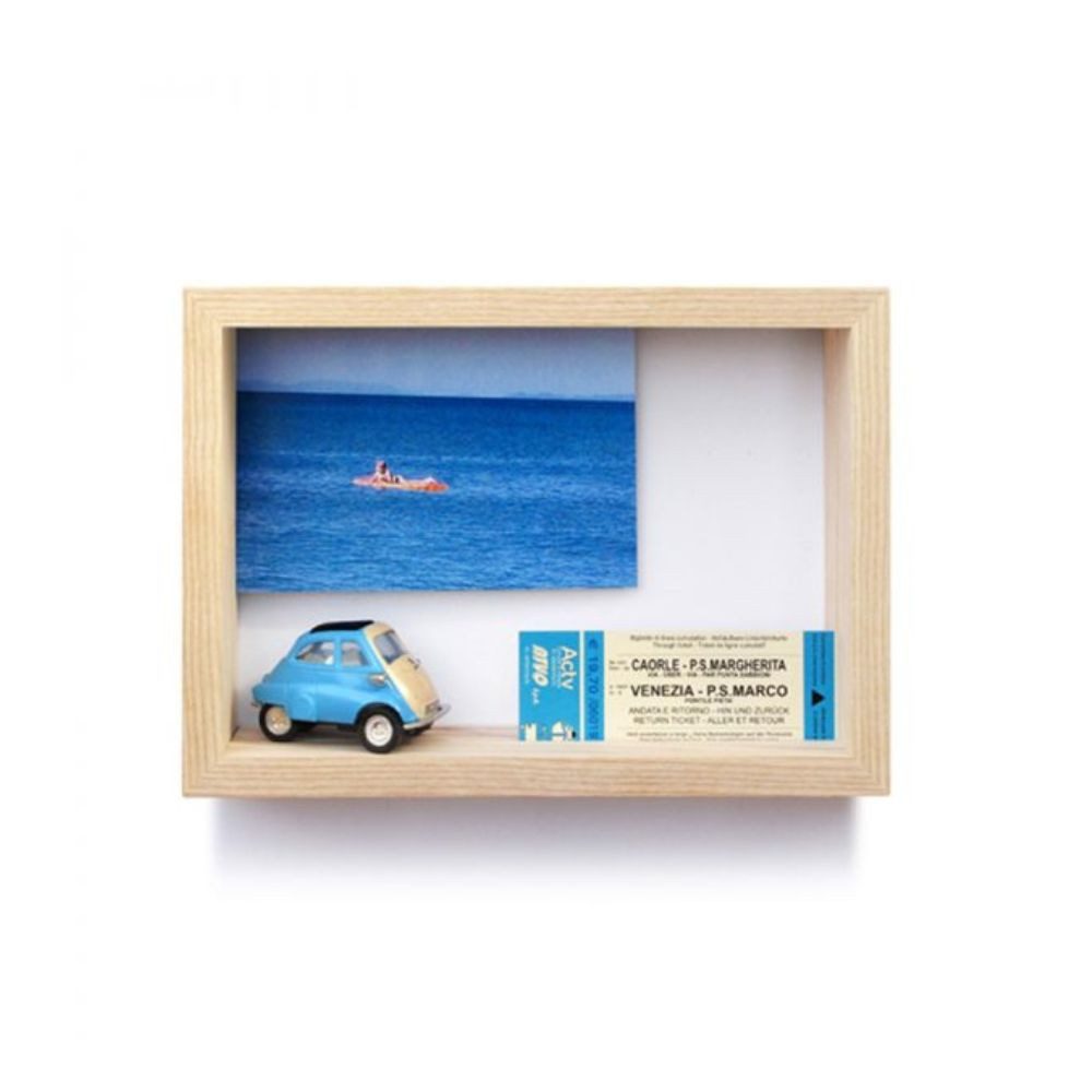 side by side Tischkartenhalter Kartenrahmen aus Eschenholz