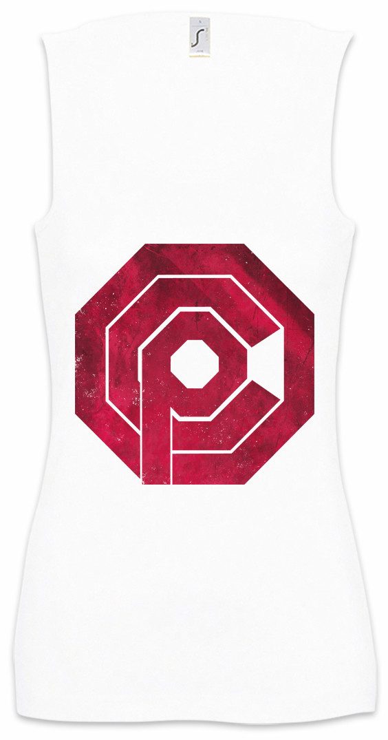 Tanktop Omnicorp Logo III Ärmelloses Damen T-Shirt Detroit OCP Police Robo