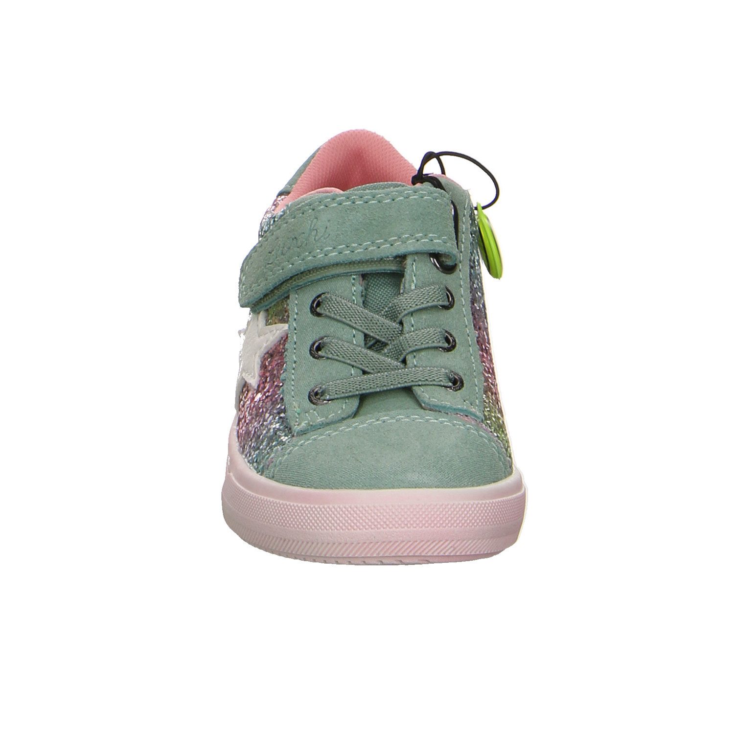 Lurchi Lurchi Bine Metallic, Glanzleder Klettschuhe Mädchen grün Klettschuh