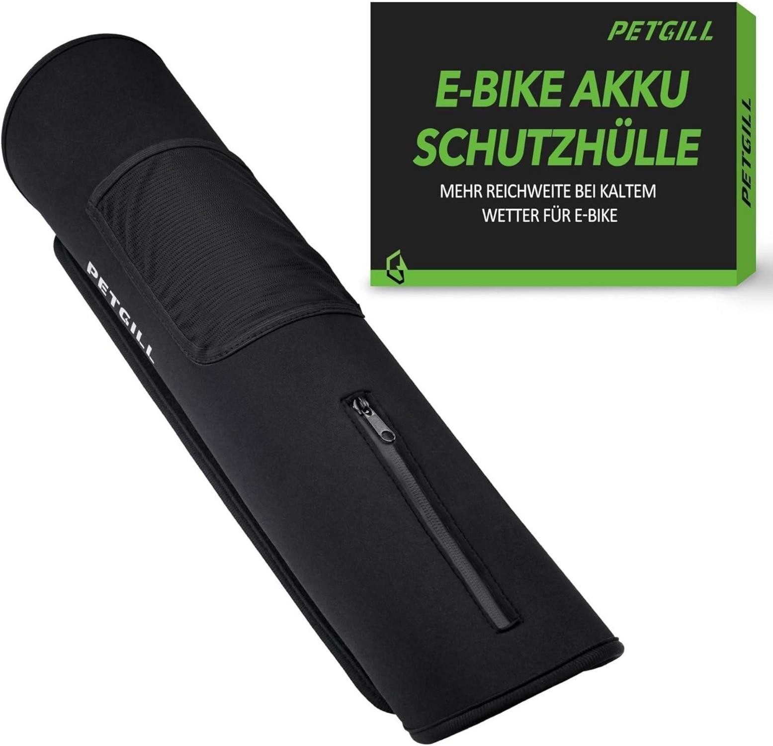 LuxusKollektion Fahrradständer E-Bike Akku Schutzhülle 30–54 cm Umfang Transportschutz verlängert