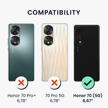 kwmobile Handyhülle Slim Case für Honor 70 (5G), Hülle Silikon Handy - Handyhülle gummiert