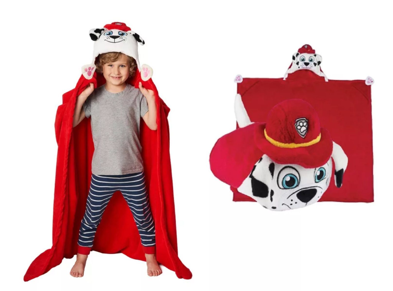 Wohndecke Paw Patrol 3D Coral-Fleece-Decke 110 x 140 cm, dickes, weiches, PAW PATROL, Geschenkidee für Mädchen und Jungen