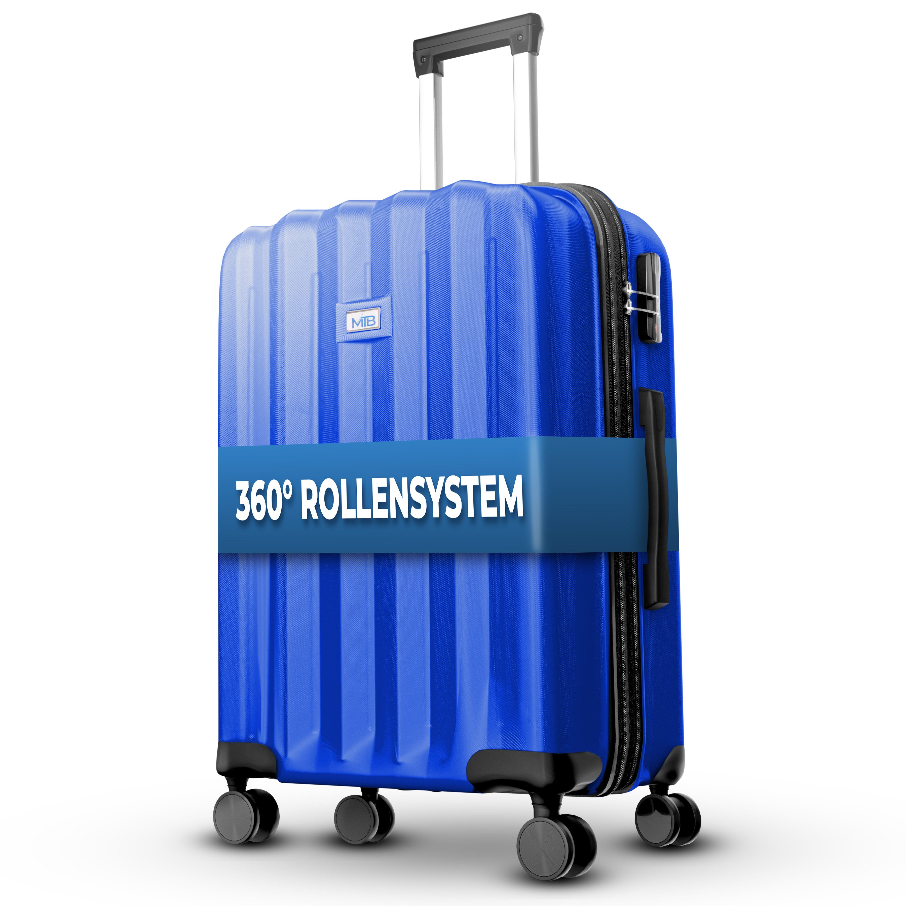My Travel Bag Koffer Hartschalen-Trolley Reisekoffer Trolley Tasche Rollkoffer ABS 75cm, Dehnungsfuge für bis zu 20% mehr Volumen