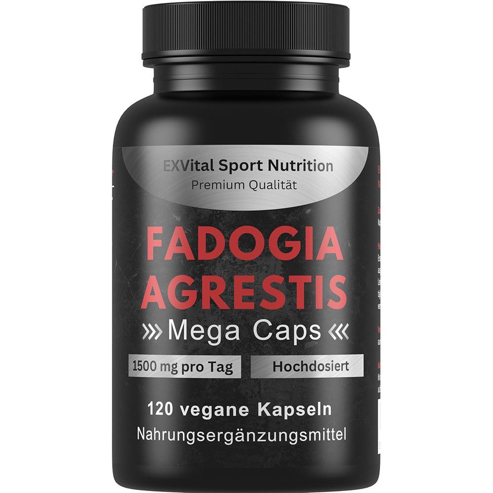 Fadogia Agrestis Mega Caps, 1500 mg pro Tag, Extrakt (10: 1) Kapseln