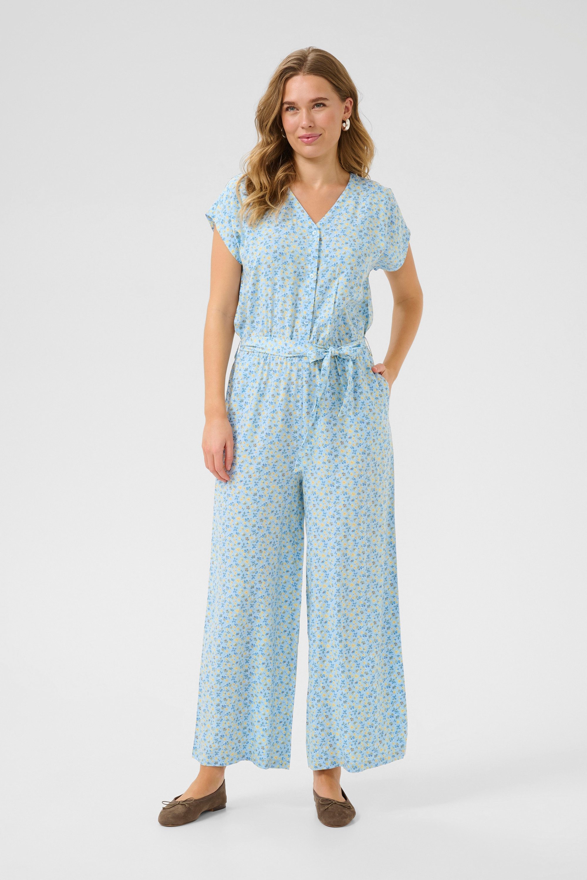 Cream Jumpsuit Overall CRTiah