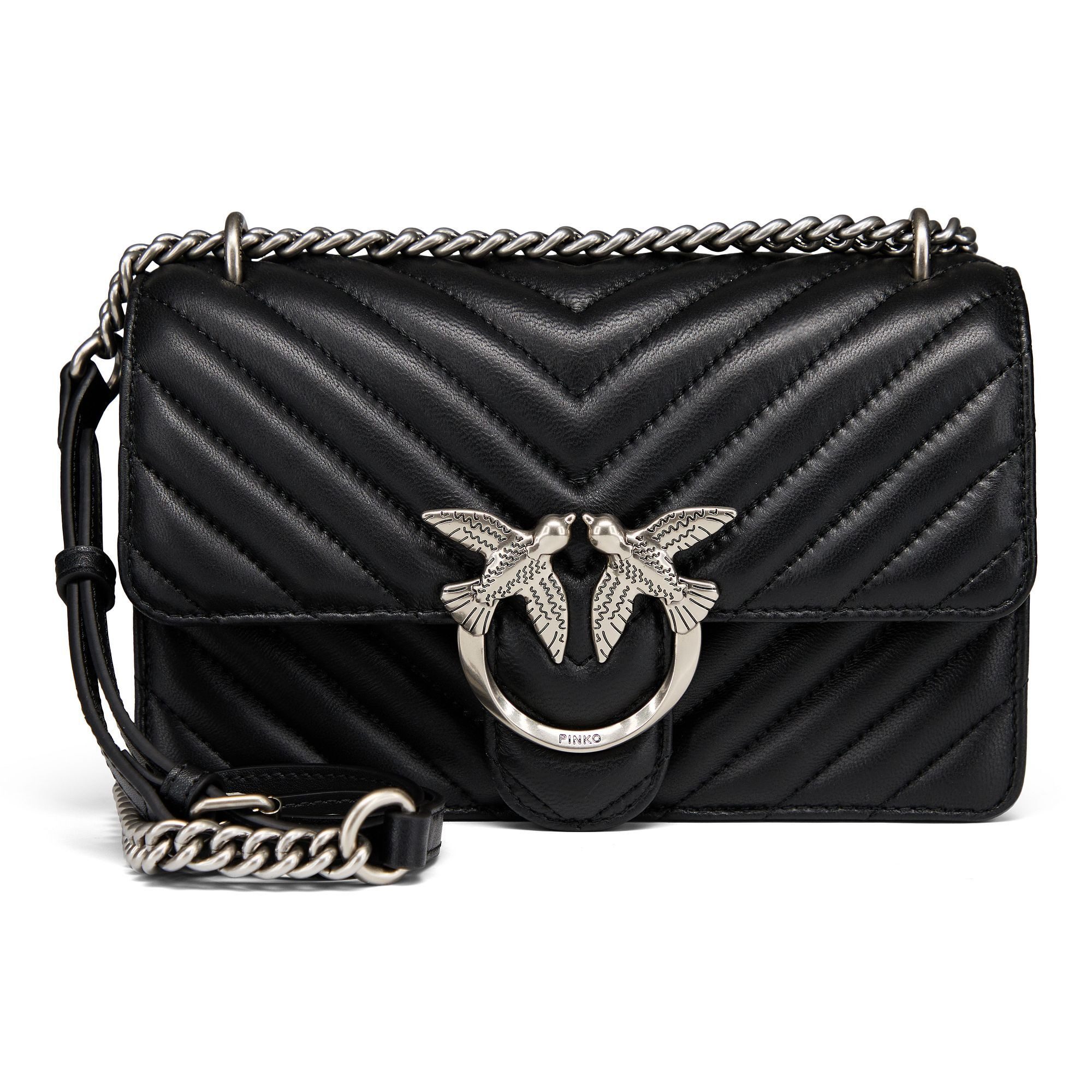 PINKO Umhängetasche Love One, Leder