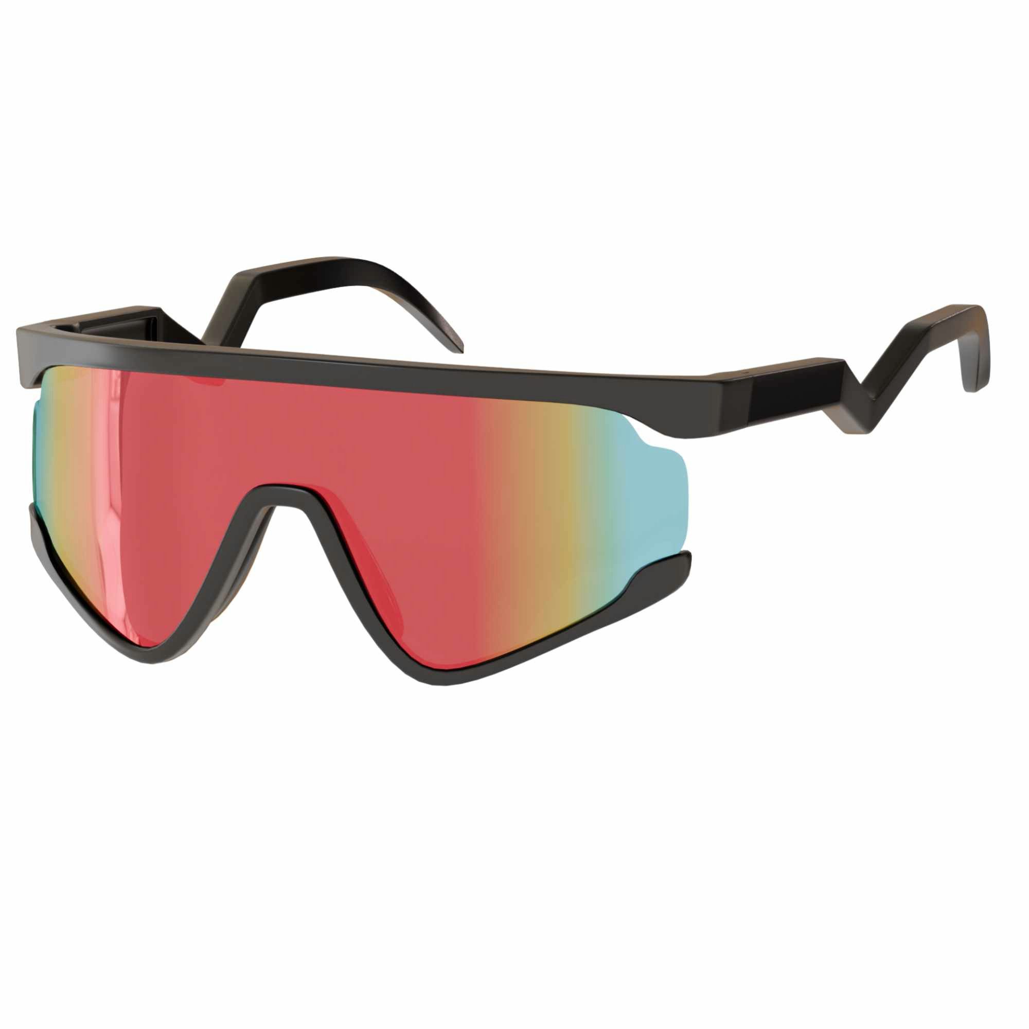 BEZLIT Eyewear Sonnenbrille Shield Sonnenbrille, sportliche Visor Brille mit großem Glas, Unisex (1-St) im eleganten Look