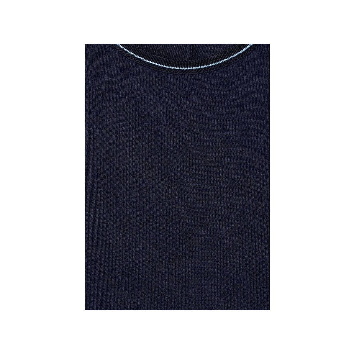 STREET ONE Rundhalsshirt dunkel-blau deep 11238 blue (1-tlg)