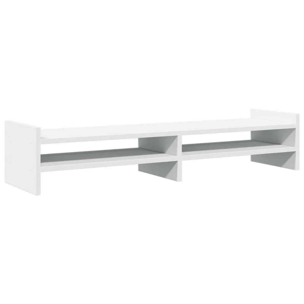 vidaXL Computertisch Monitorständer Weiß 100x27x20 cm günstig online kaufen