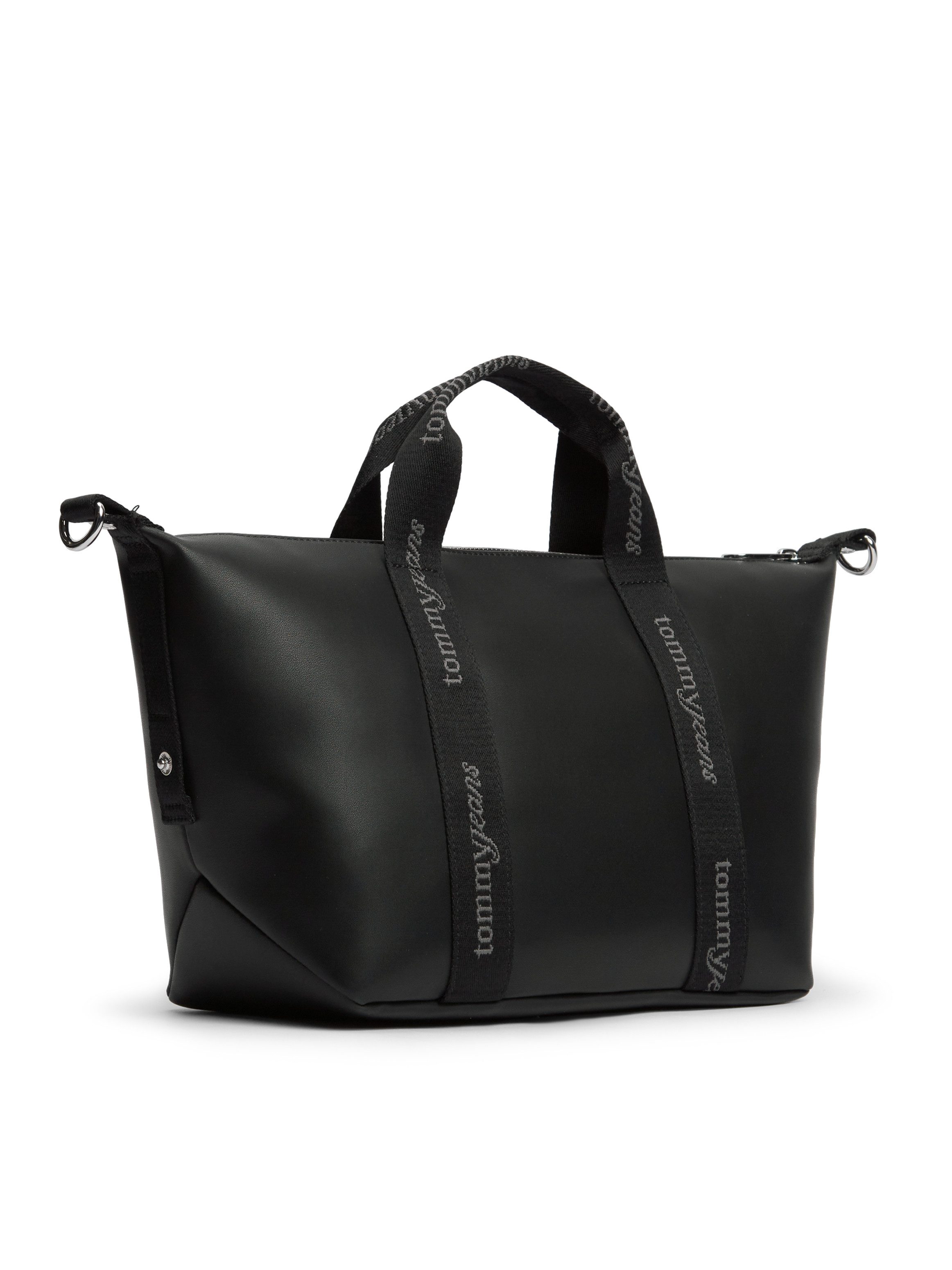 Tommy Jeans Handtasche TJW DAILY ELEVATED MINI TOTE, Damen Schultertasche, Umhängetasche mit Logoschriftzügen