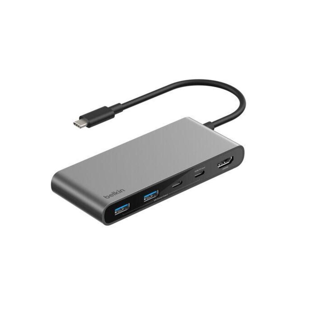 Belkin Laptop-Dockingstation Connect 7-Port-USB-C-Hub mit zwei USB-C-Anschlüsse