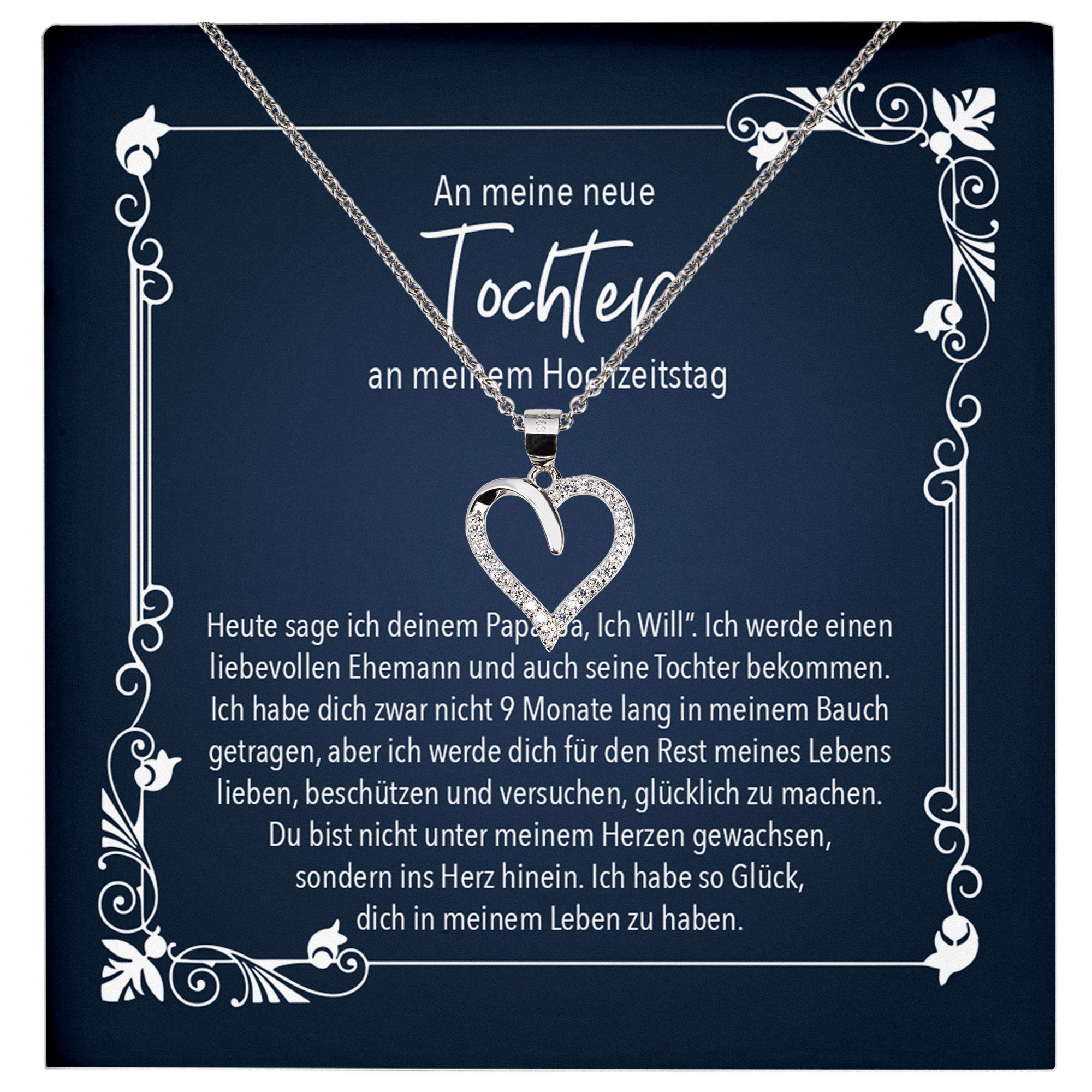 22Feels Schmuckset Neue Stieftochter Geschenk zur Hochzeit der
