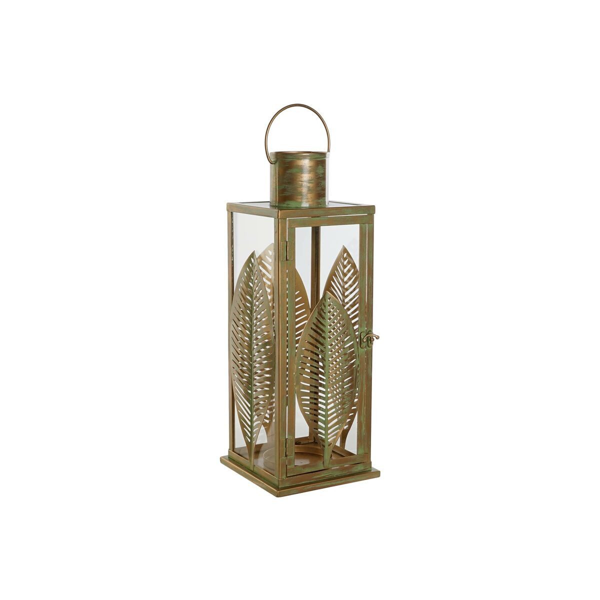 Windlicht Dkd home decor Laterne DKD Home Decor Gold Metall 16,5 x 16,5 x 50 cm